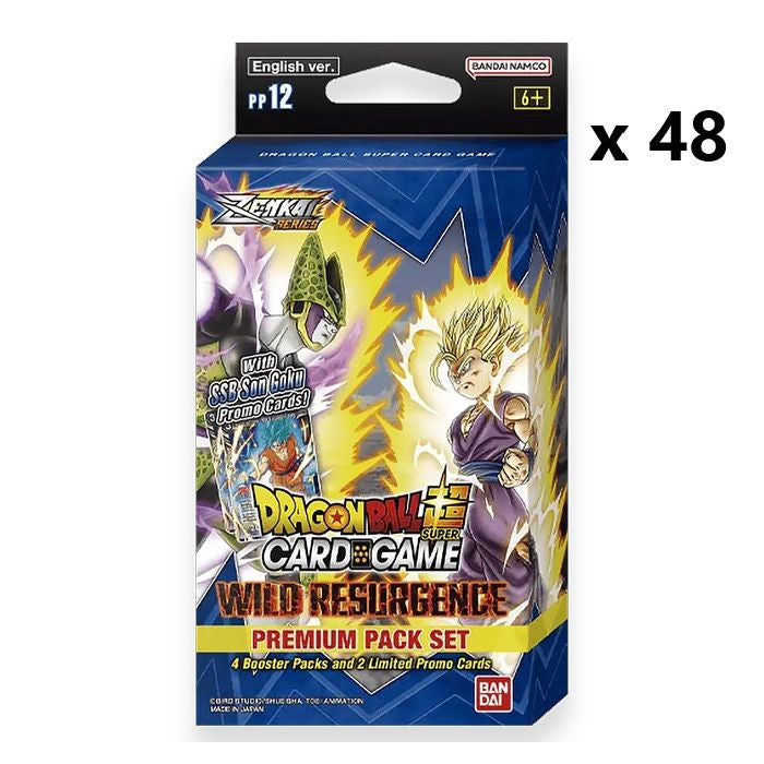 wild resurgence booster box case Dragon Ball Super CG: Zenkai Series Wild Resurgence Premium Pack 12 SE – Roll Play Games
