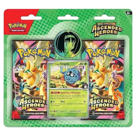 Pokémon TCG: Mega Evolution Ascended Heroes - 2 Pack Blister - Erika's Tangela