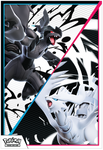 Pokemon TCG: Scarlet & Violet Black Bolt & White Flare Unova Poster Collection Box