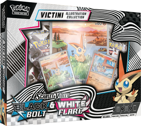 Pokemon TCG: Scarlet & Violet Black Bolt & White Flare Unova Victini Illustration Collection