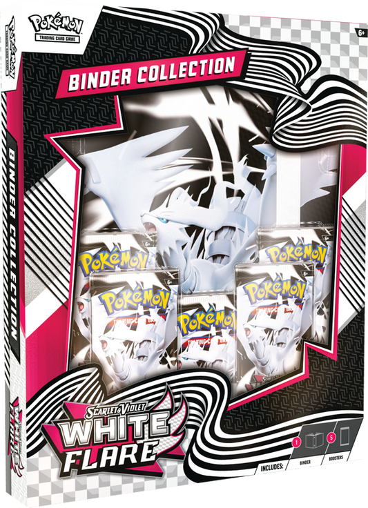 Pokemon TCG: Scarlet & Violet White Flare Binder Collection Box (Reshiram)