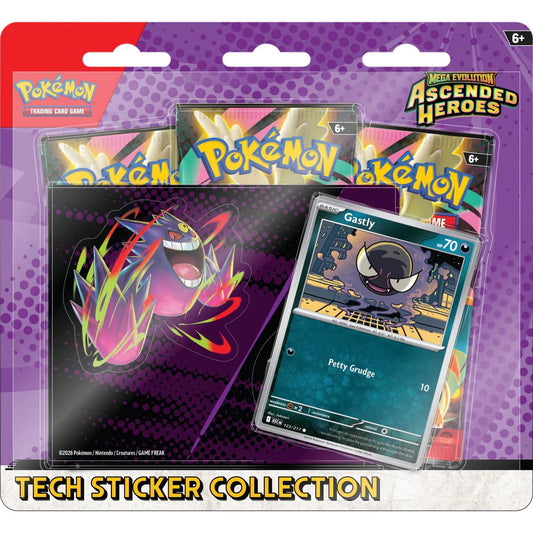 Pokémon TCG: Mega Evolution Ascended Heroes - Tech Sticker Collection (Gastly)