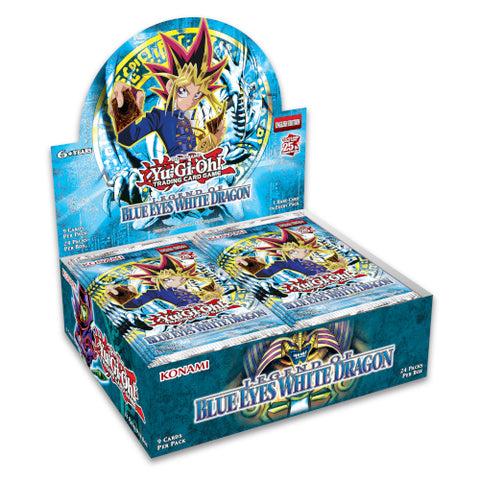 Yu-Gi-Oh! - Legend of Blue Eyes White Dragon Booster - Reprint Unlimited Edition Booster Box (24 Packs)