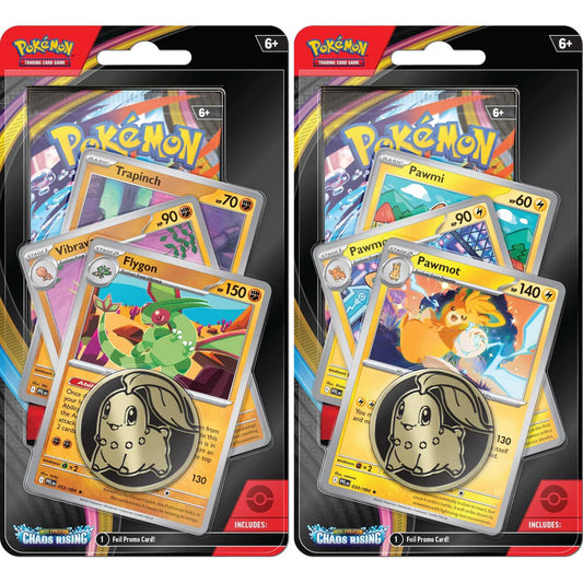 Pokemon TCG: Mega Evolution Chaos Rising Premium Checklane (Set of 2)