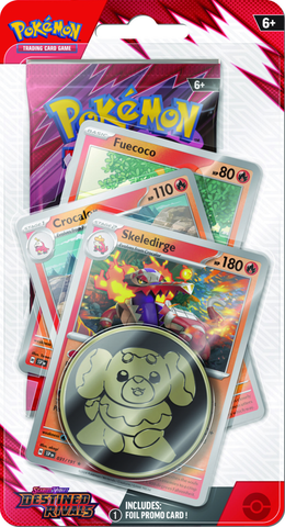 Pokemon TCG: Scarlet & Violet Destined Rivals Premium Checklane Blister (Skeledirge)