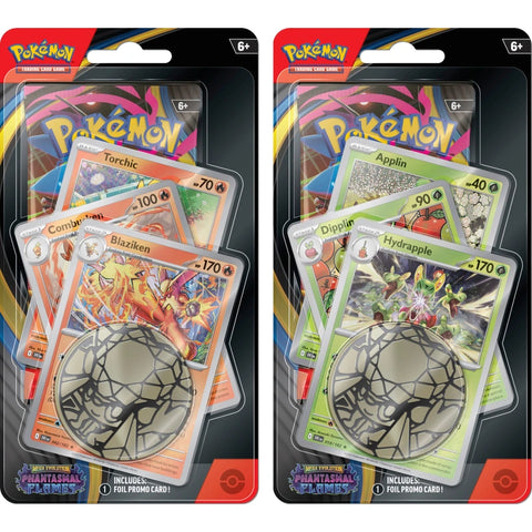 Pokemon TCG: Phantasmal Flames Premium Checklane (Set of 2)