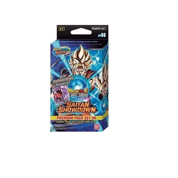 Dragon Ball Super Card Game - Saiyan Showdown Premium Pack Set 06 [PP- Roll Play Games Dragon Ball Super Card Game - Saiyan Showdown Premium Pack Set 06 [PP- Roll Play Games