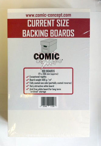 Comic Concept Backing Boards 266 x 170mm Pack of 100