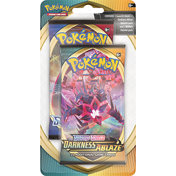 Pokemon TCG Darkness Ablaze Booster Pack with Bonus Sword & Shield Booster Pack