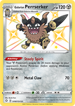 Shining Fates - Galarian Perrserker Shiny Holo Rare SV087/SV122