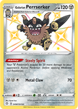 Shining Fates - Galarian Perrserker Shiny Holo Rare SV087/SV122
