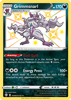 Shining Fates - Grimmsnarl Shiny Holo Rare SV085/SV122