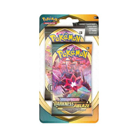 Pokemon TCG Darkness Ablaze Booster Pack with Bonus Rebel Clash Booster Pack